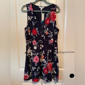 Market & Spruce Bogota Crochet Trim Dress